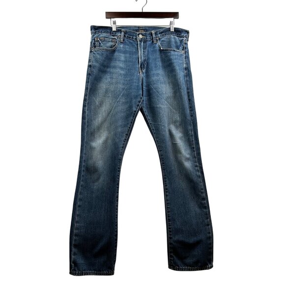 Polo Ralph Lauren Men's Varick Slim Straight Jeans Vintage Wash Classic Fit 36 x